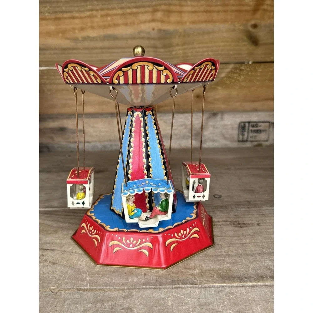 German Tin Litho Carousel / Merry Go Round (J.‎ W. Wagner / Brunn 2002)